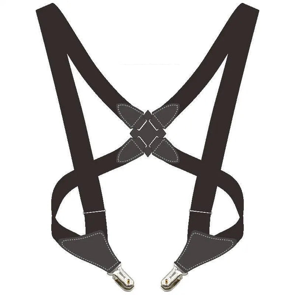 Mens Suspenders Fashion Side Clip Suspenders Durable Adjustable Elastic X Back Style Suspenders