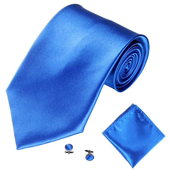 Satin Mens Ties Set for Men Women галстук Cufflinks Wedding Accessories Corbatas Para Hombre Elegantes Gravatas Masculino