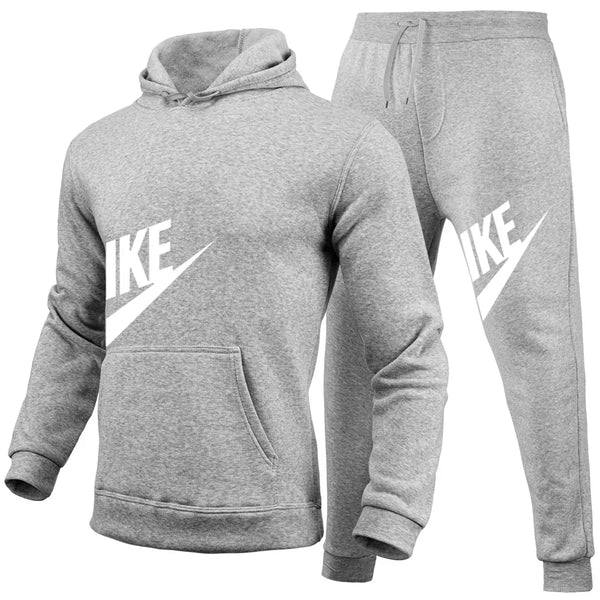 2025 Men's Casual Sports Tracksuits Fashion Hoodies +Pants Suit Outdoor Running Fitness Sportswear Autumn Winter Male Clothing