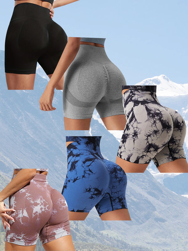 Summer Seamless Woman High Waist Activewear Skinny Stretch Sport Shorts Cycling Running Outdoors Activewear Classic